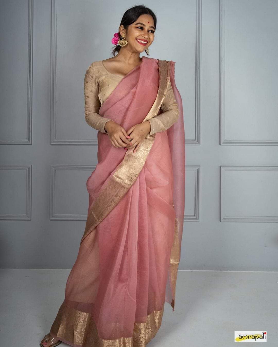 Banarasi Dyeable Kora Organza Silk Saree