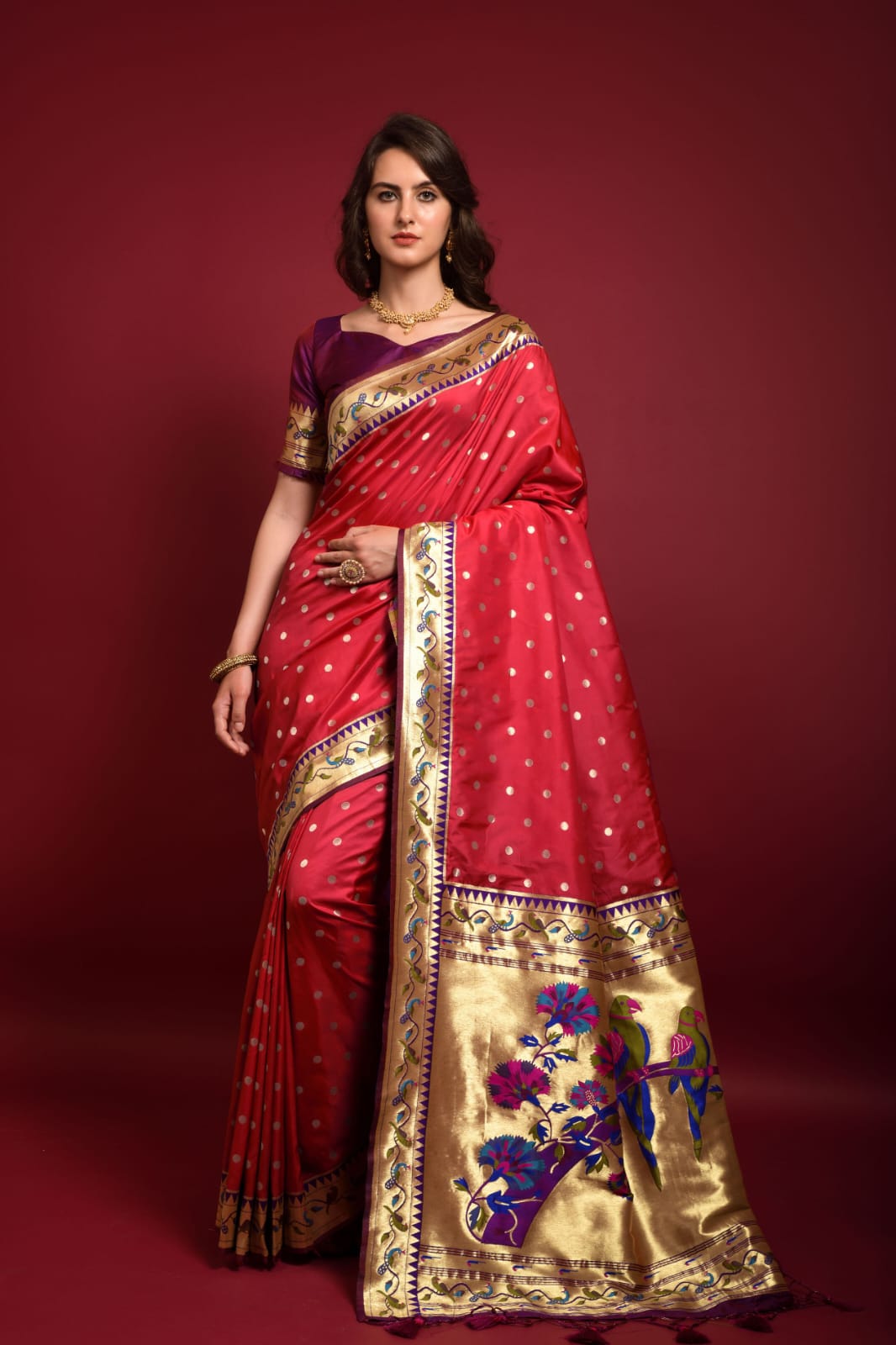 Banarasi Soft Silk Paithani Saree