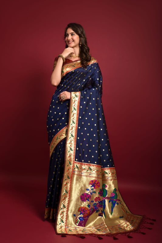 Banarasi Soft Silk Paithani Saree