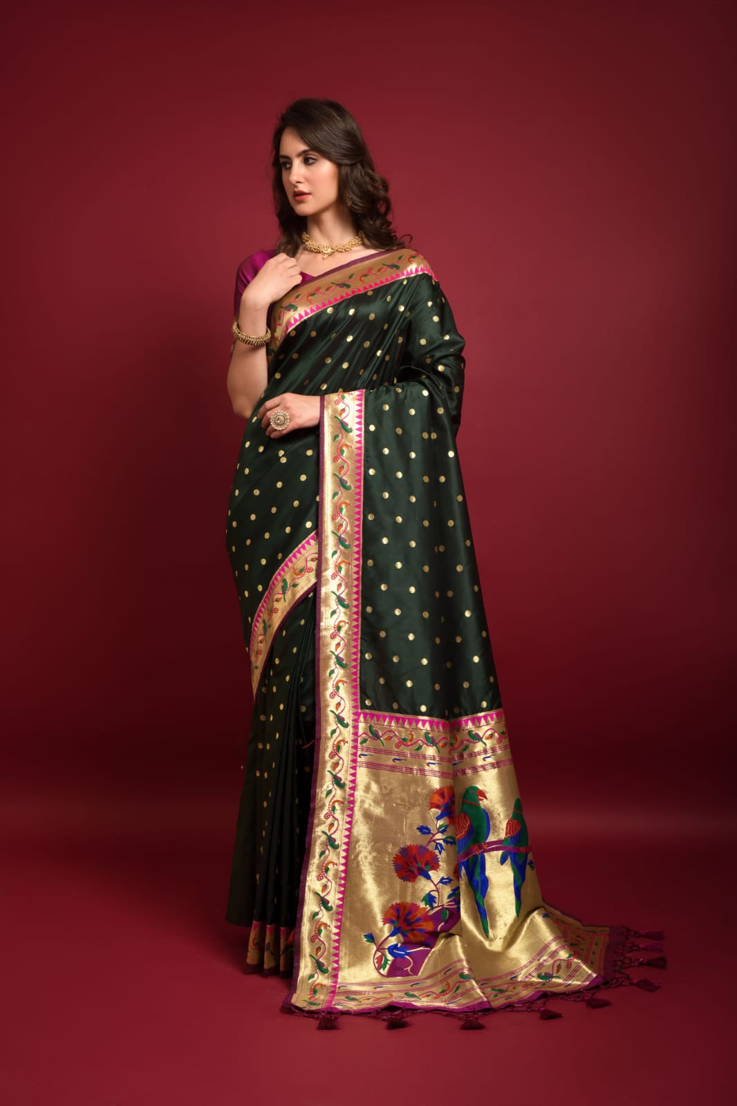 Banarasi Soft Silk Paithani Saree